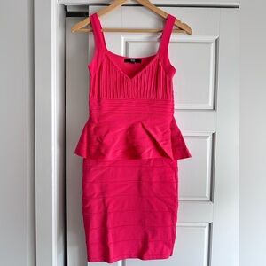 BEDO Vibrant Pink Midi Dress